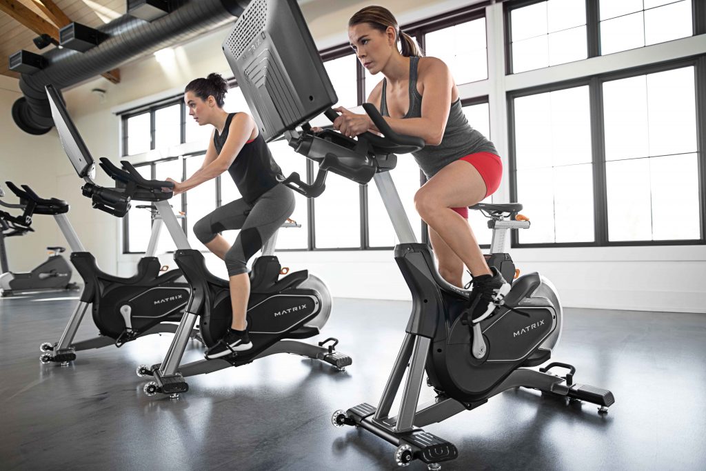 Spin bike best sale virtual trainer